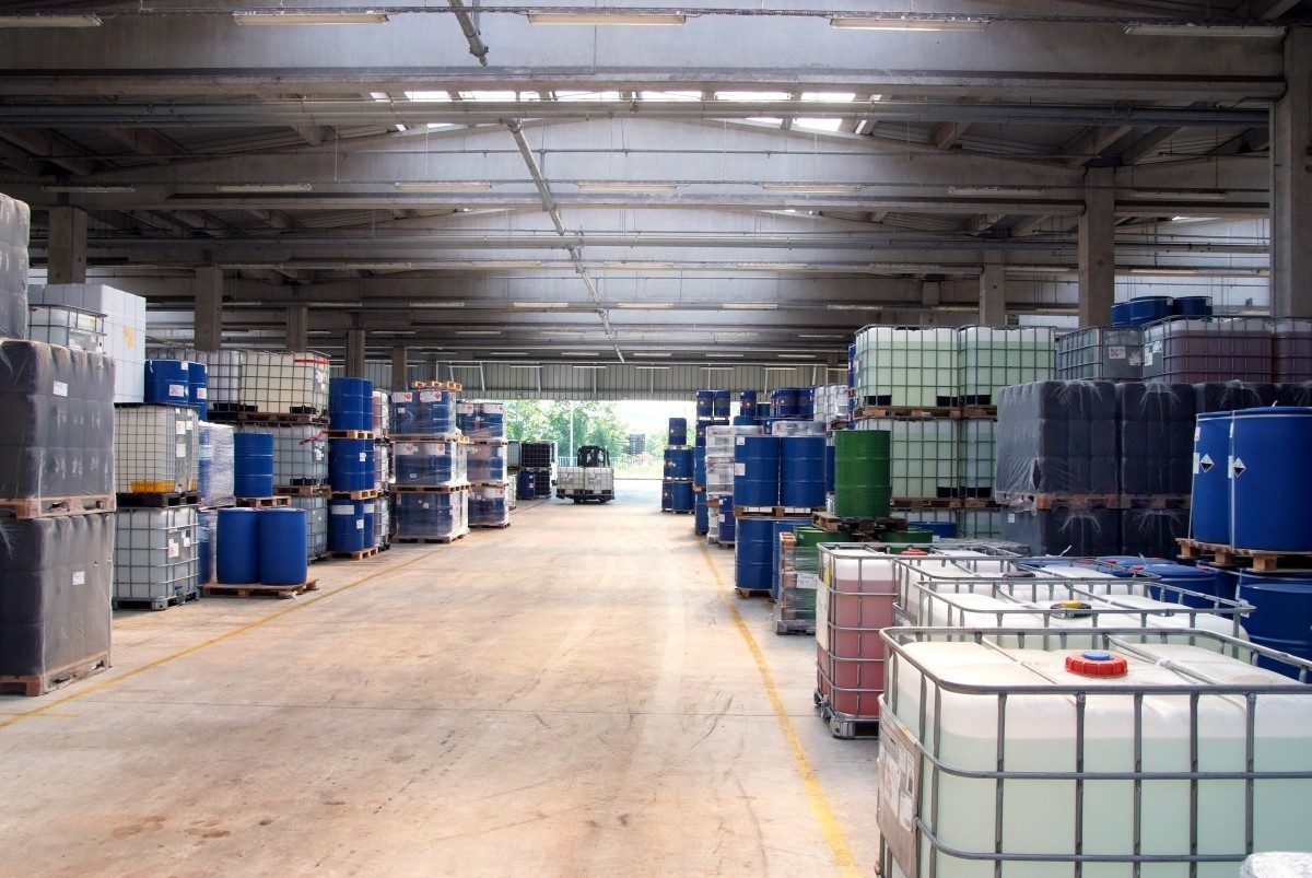 Armazém de insumos agrícolas